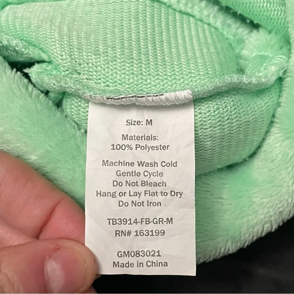 Mint Green Dog Puppy Bathrobe - Size Medium